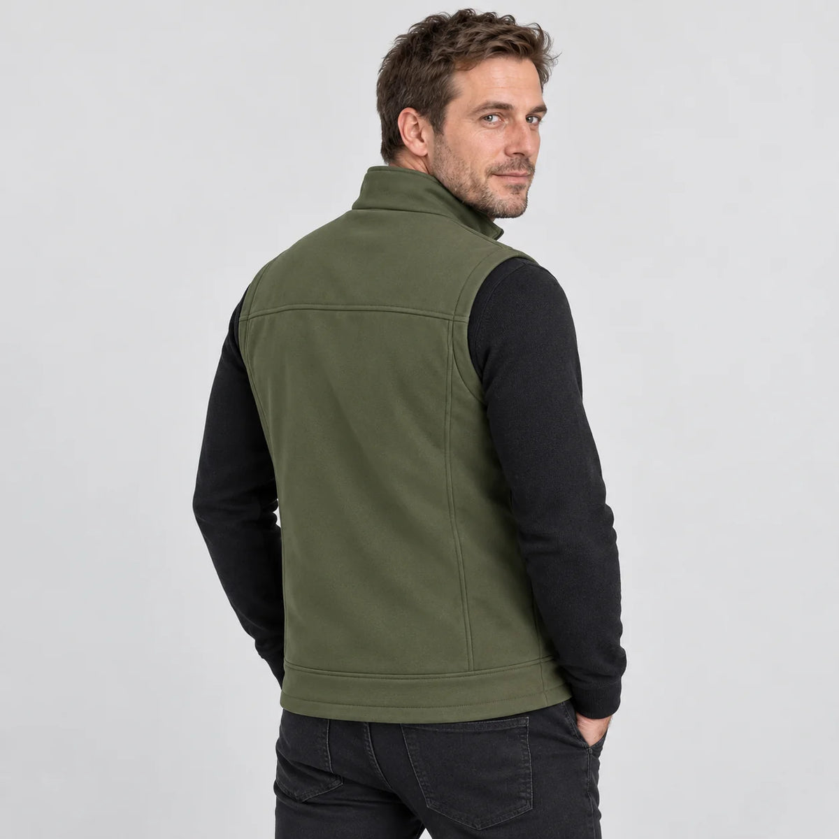 Värmeväst unisex PyreFit Allora, bakifrån
