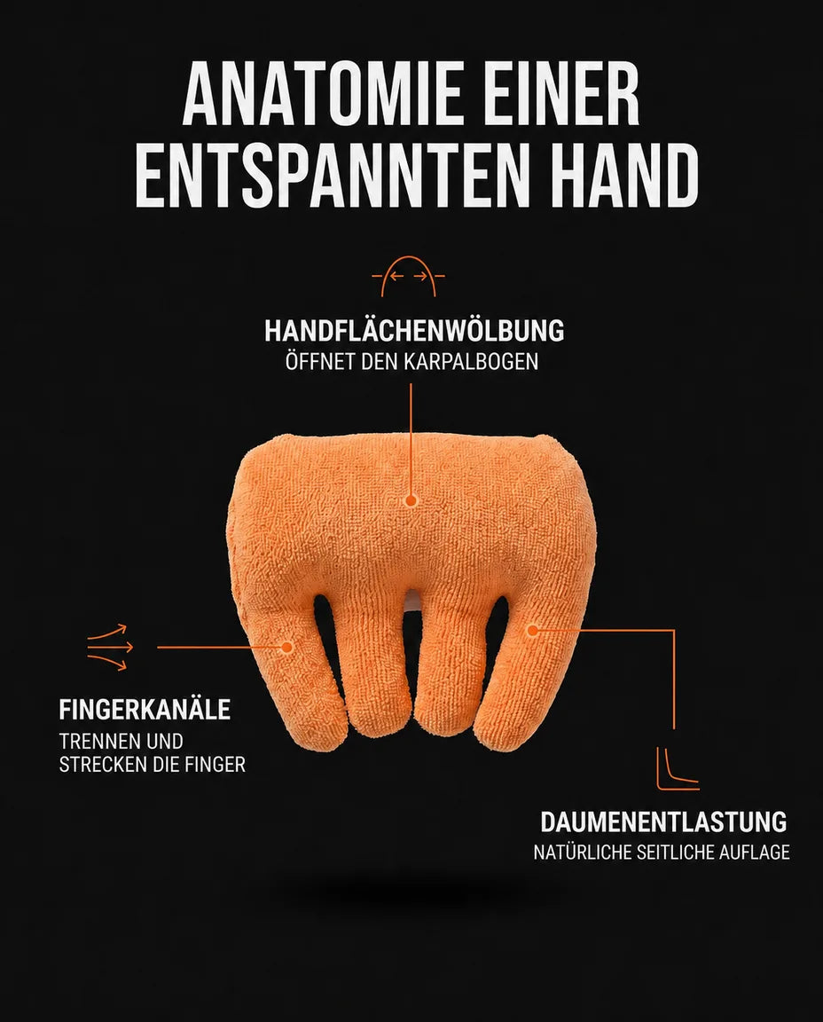 Anatomin bakom en avslappnad hand