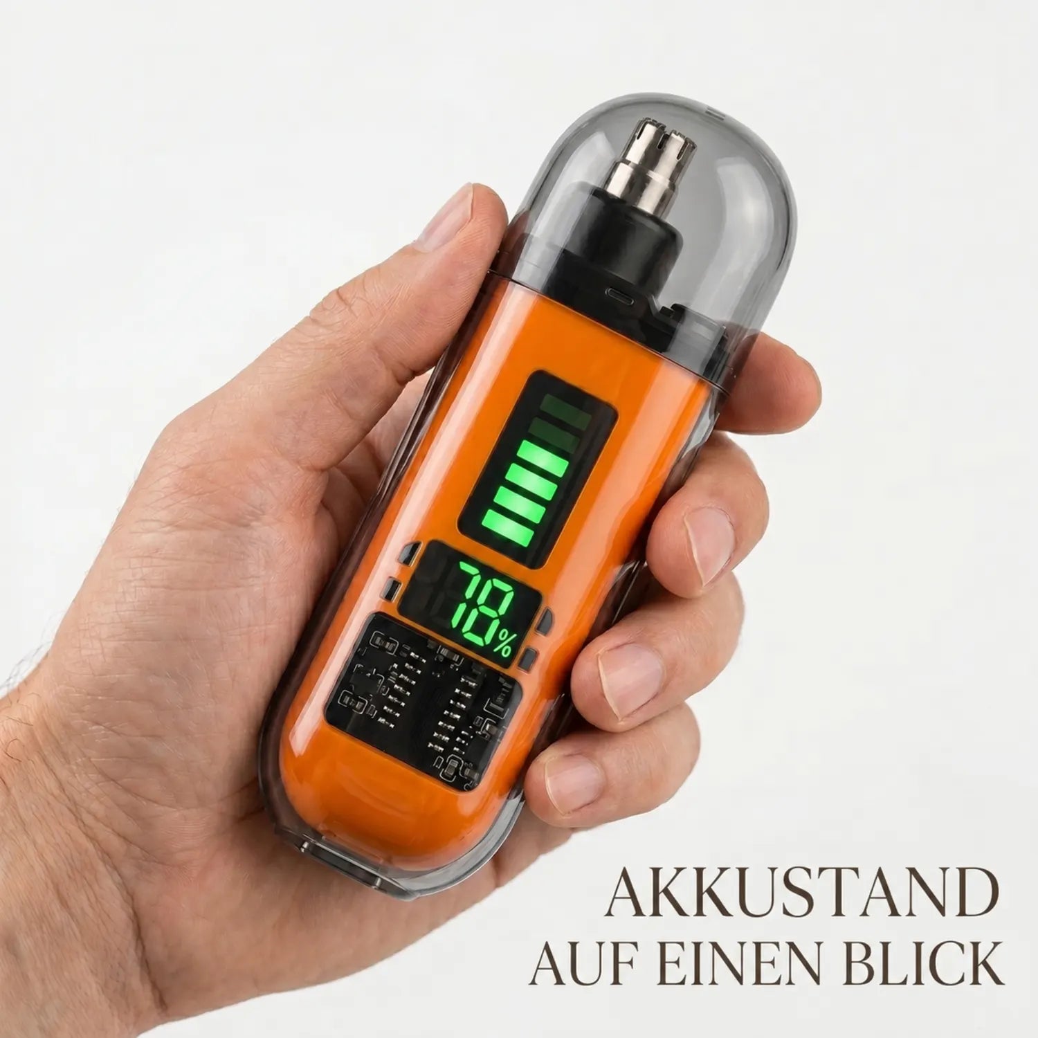 Tydlig batteriindikator