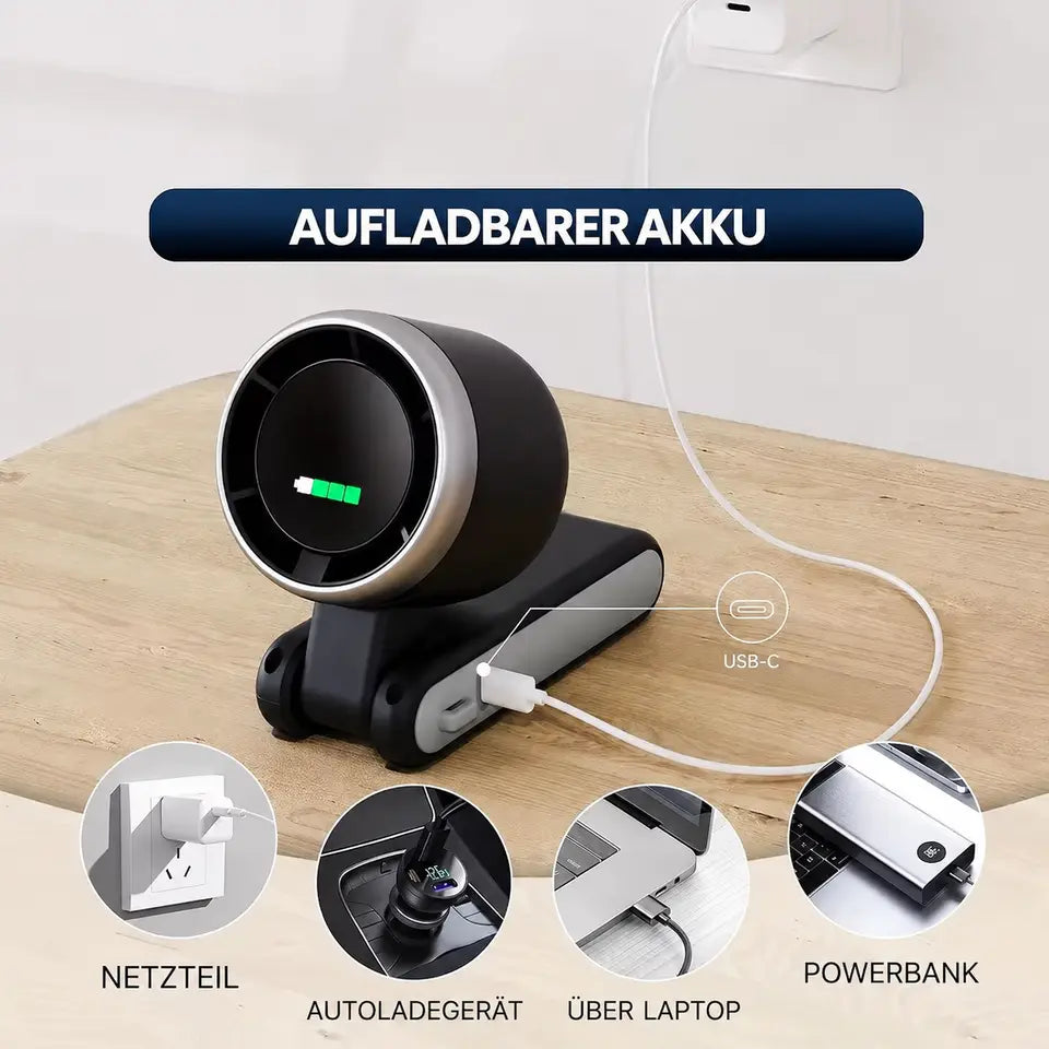 Digital display och USB-C-laddning