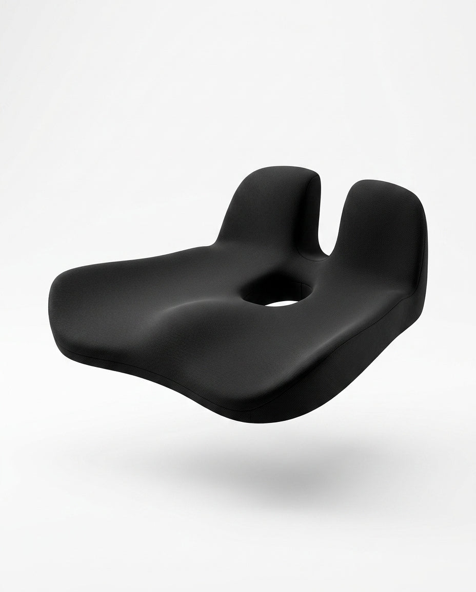 Sittdyna i memoryskum med vibration – stöd för kontoret, bilen och långa resor – produktbild 1