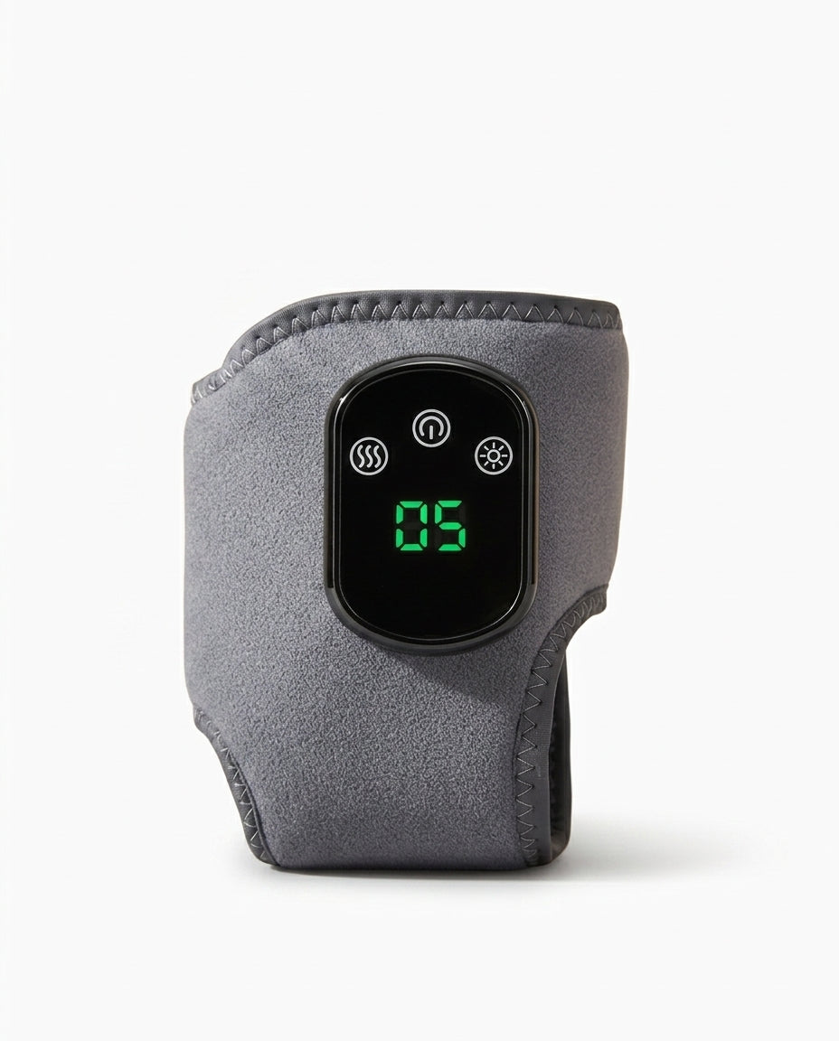 Sladdlös massageapparat för knä, vad och armbåge – värme och vibration – produktbild 1