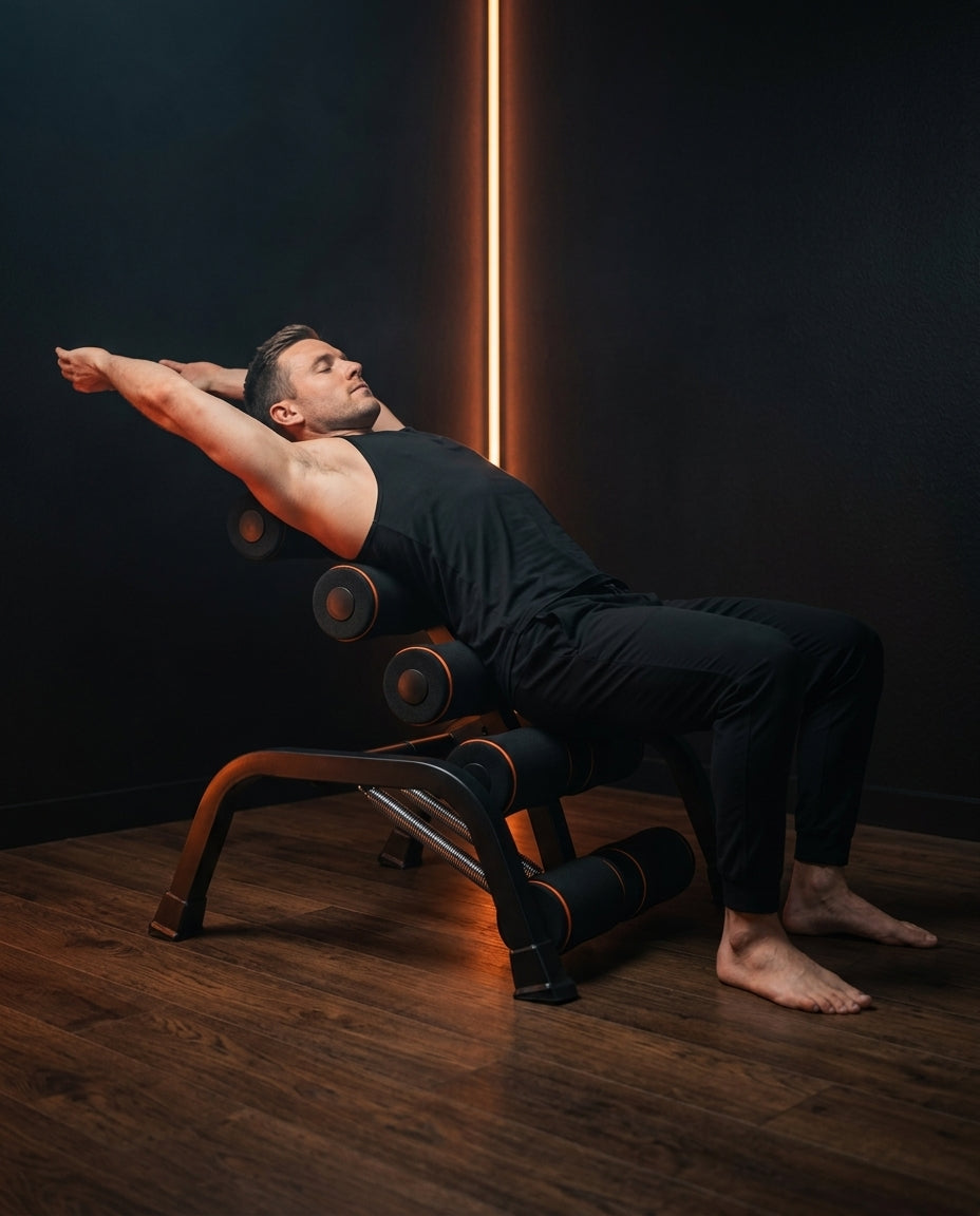 Ryggtränare med justerbar vinkel – stretching och core-träning hemma – produktbild 2