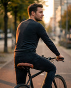 Bred och ergonomisk cykelsadel – stoppad komfort för långa turer och pendling – produktbild 2