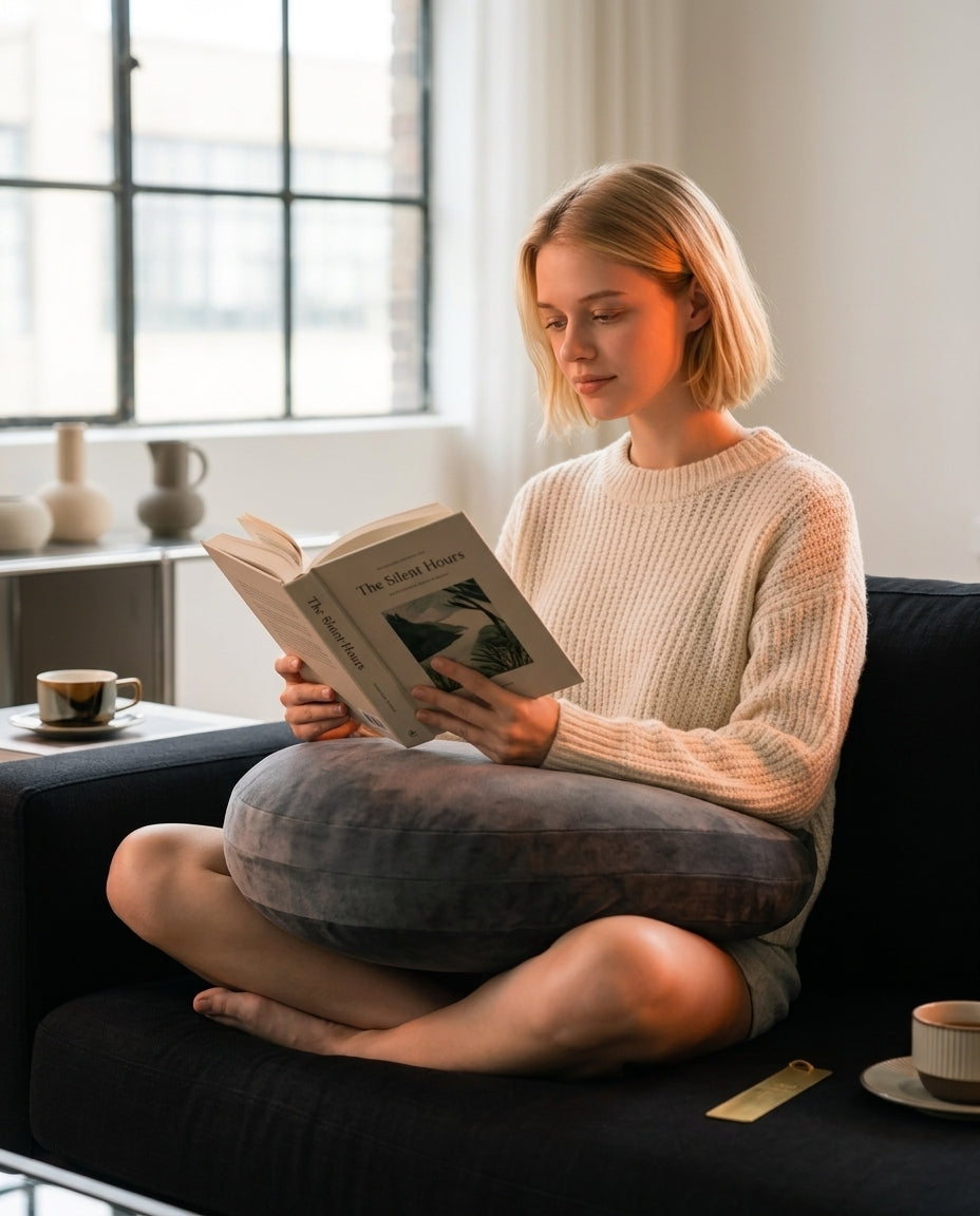 Läskudde med armstöd – för soffa och säng när du läser, spelar och jobbar – produktbild 2