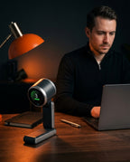 Handfläkt med turbo och digital display – hopfällbar och laddas via USB-C – produktbild 4