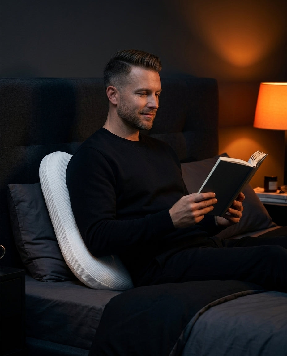 Sidosovarkudde i memoryskum – V-form för huvud, nacke och ben – produktbild 7