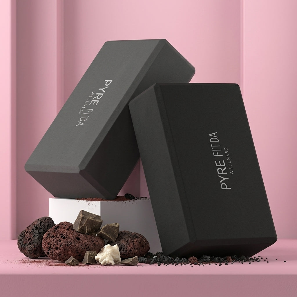 Yogablock i EVA-skum 2-pack – stöd och linjering för yoga och pilates – produktbild 6
