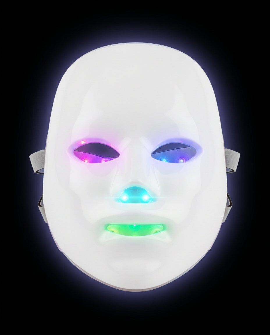 LED-ansiktsmask för hemmet – flera ljuslägen för en lugn hudvård på kvällen – produktbild 6