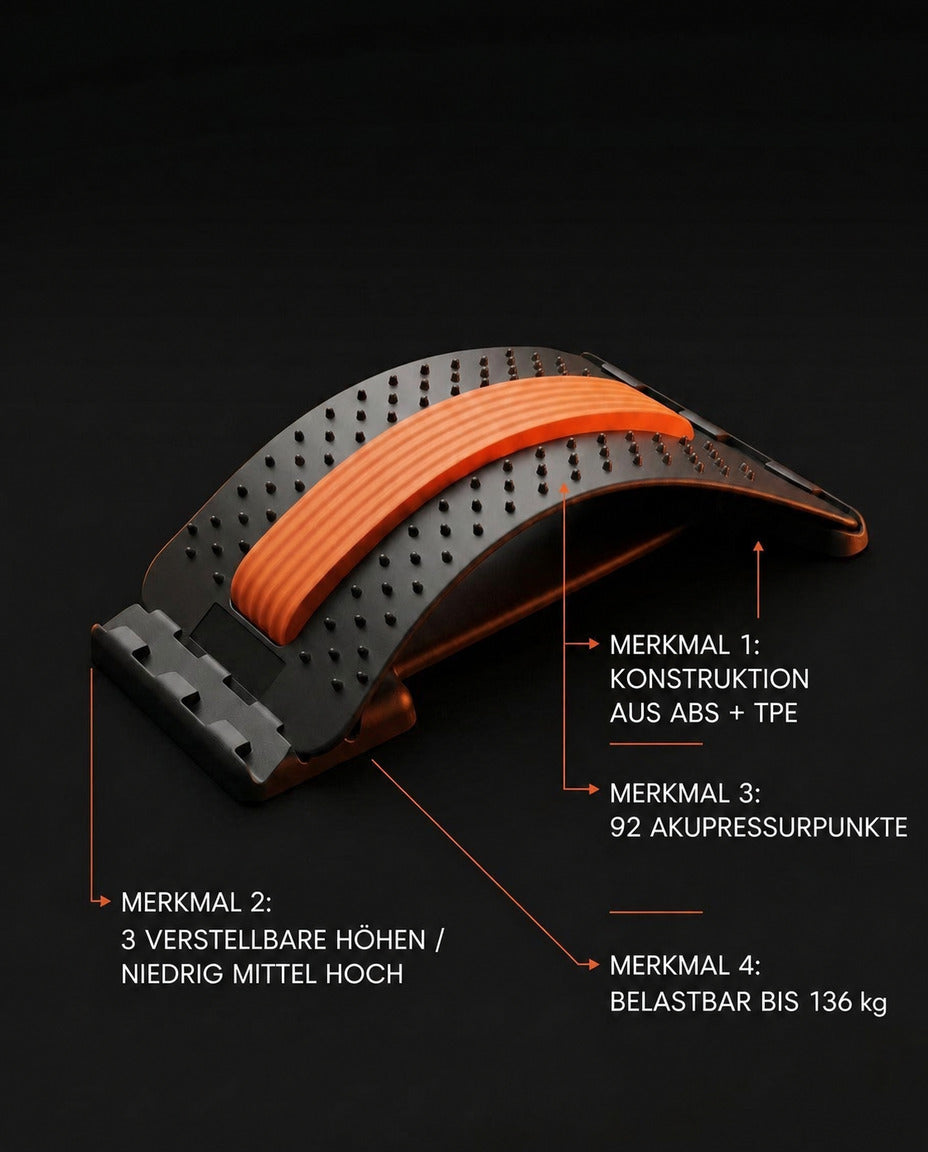 Ryggstretcher med välvd yta – mjuk stretching för nedre delen av ryggen – produktbild 7
