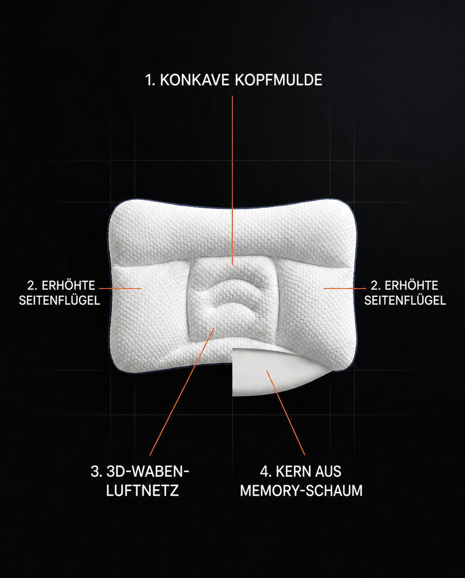 Babykudde med ergonomisk huvudgrop – mjukt stöd för tupplurar och på resan – produktbild 8