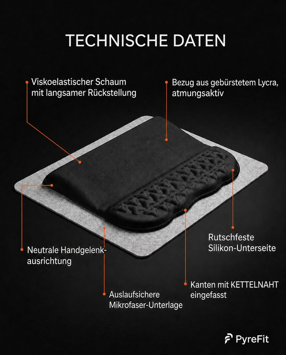 Handledsstöd för tangentbord och mus – avlastande stöd för handleden – produktbild 6