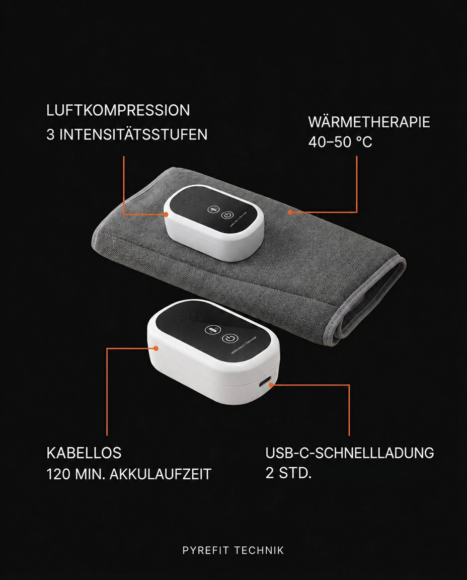 Vadmassageapparat – sladdlös med tre intensitetsnivåer för trötta ben – produktbild 8