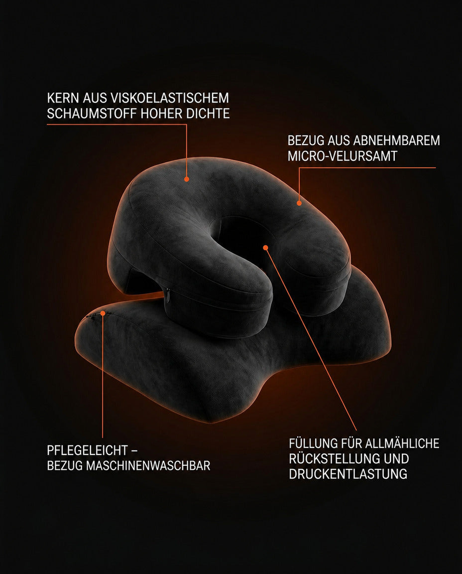 Magsovarkudde med bröststöd – ergonomiskt stöd när du ligger på magen – produktbild 8