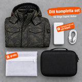 Komplett set: Alpino, powerbank 20 000 mAh, laddkabel, tvättpåse och väska