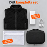 Komplett set: Amparo, powerbank 20 000 mAh, laddkabel, tvättpåse och väska