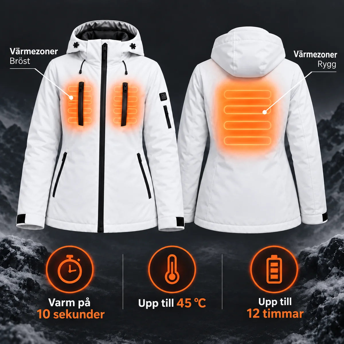 PyreFit Glacio – Uppvärmd parkas dam