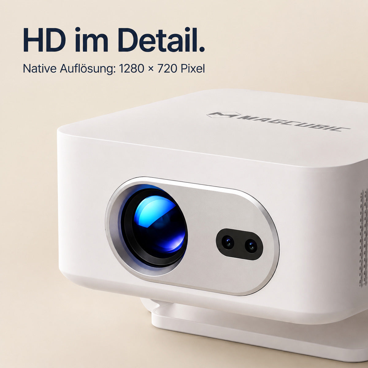 Magcubic HY300MAX – HD i detalj.