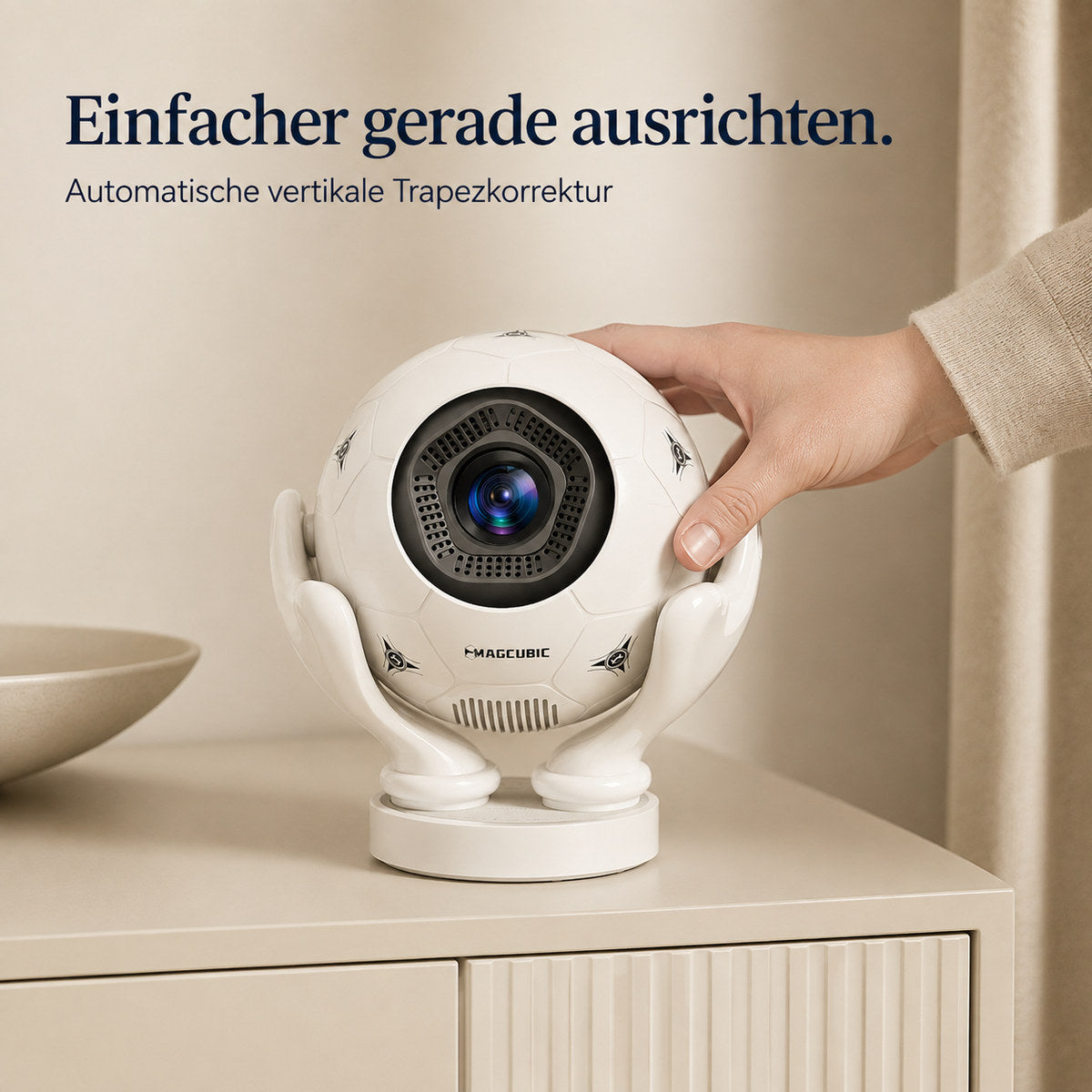 Magcubic HY320F – Enklare att rikta rakt.