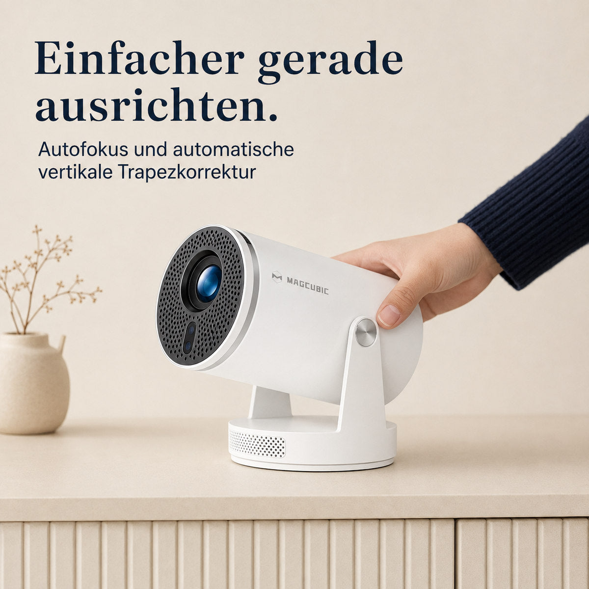 Magcubic HY320Pro – Enklare att rikta rakt.