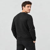 Uppvärmd sweatshirt med rund hals PyreFit Aeroan, bakifrån