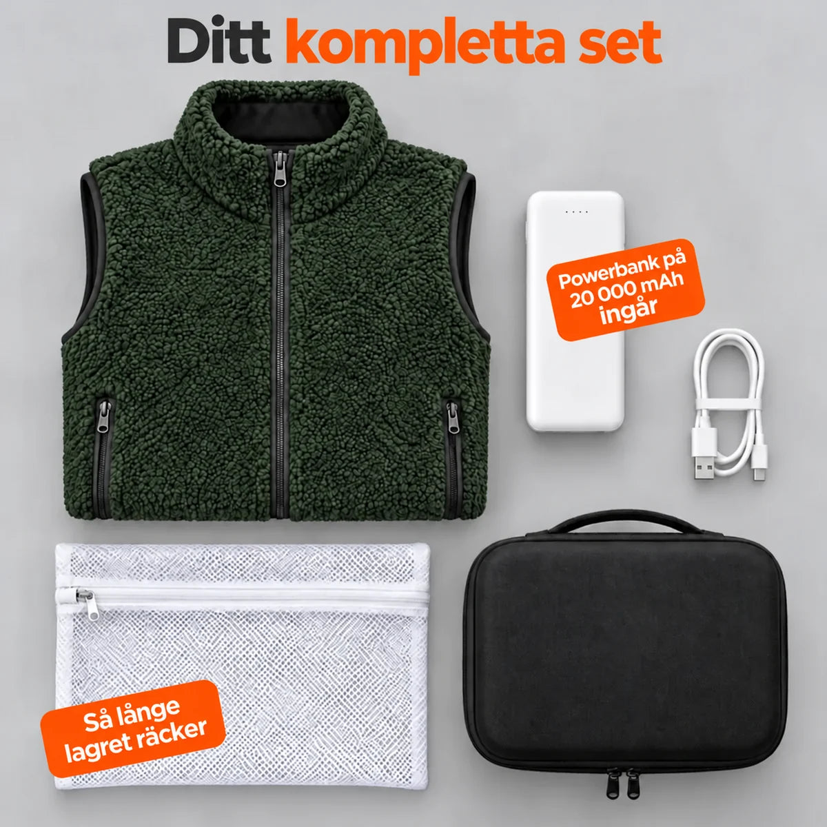 PyreFit Amparo i grönt – komplett set