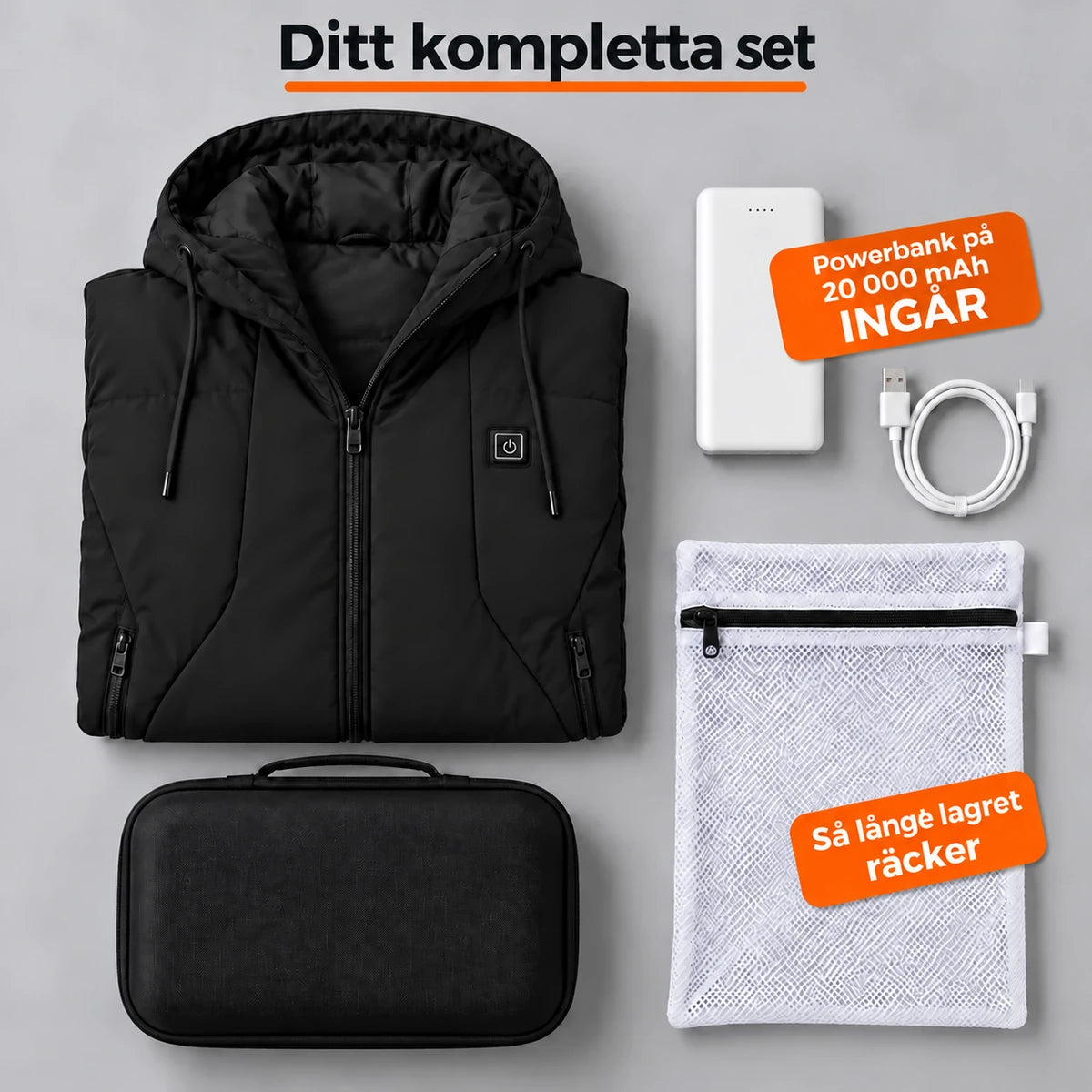 PyreFit Apexia i svart – komplett set