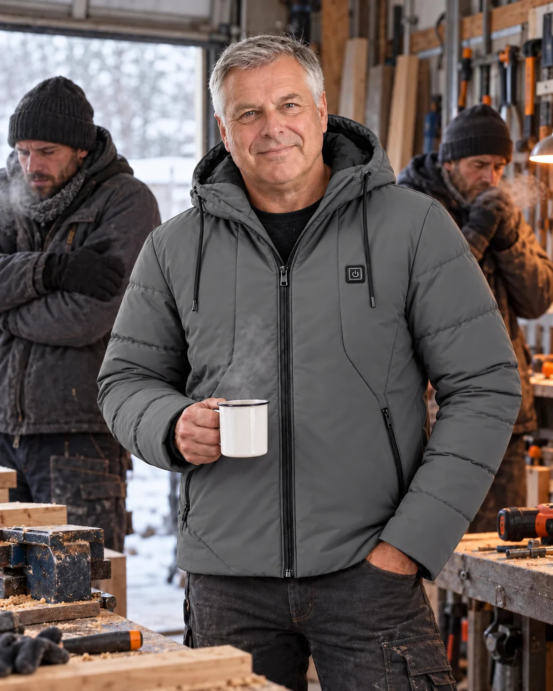 PyreFit Apexia i grått – en vinterdag