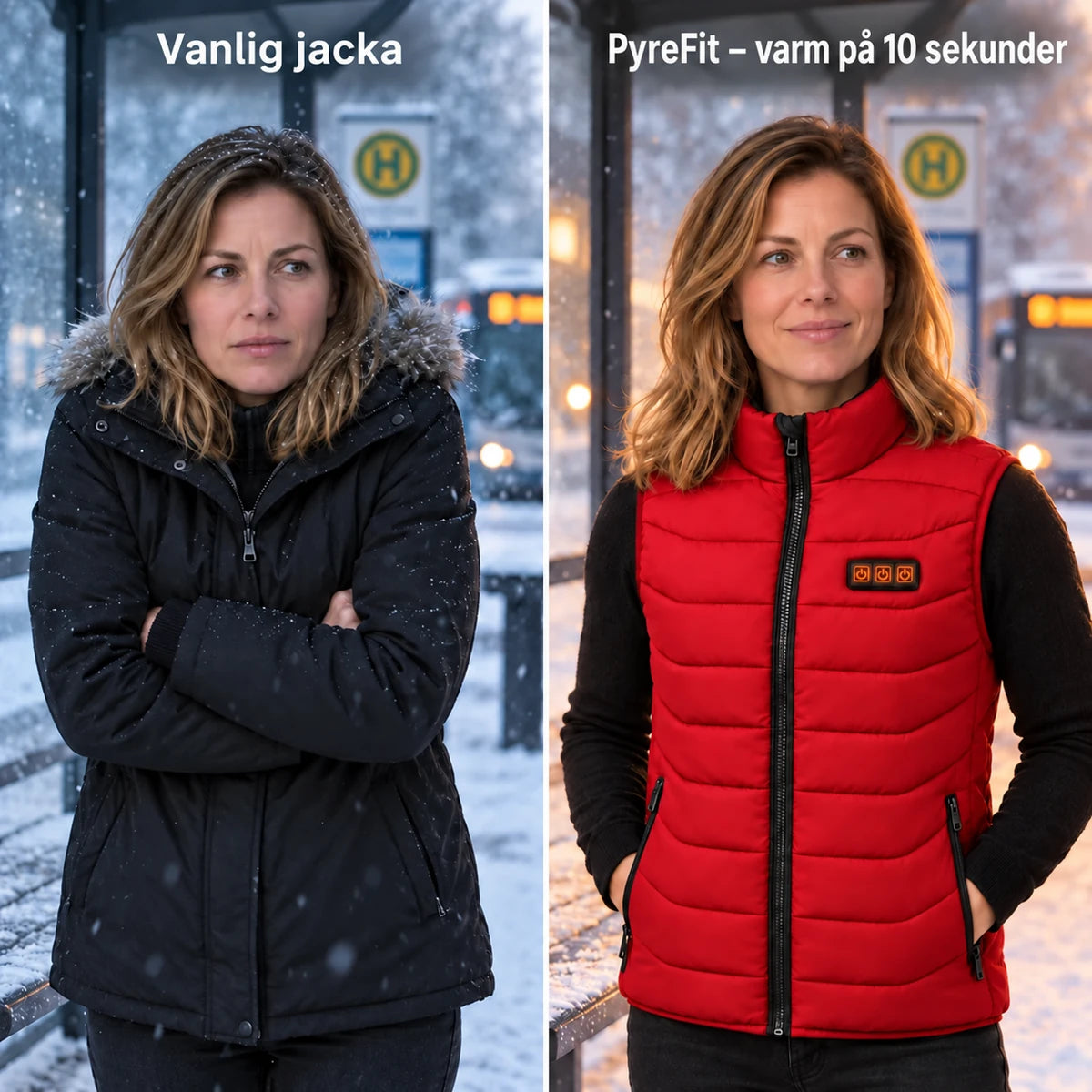 PyreFit Aurina i rött – jämförelse