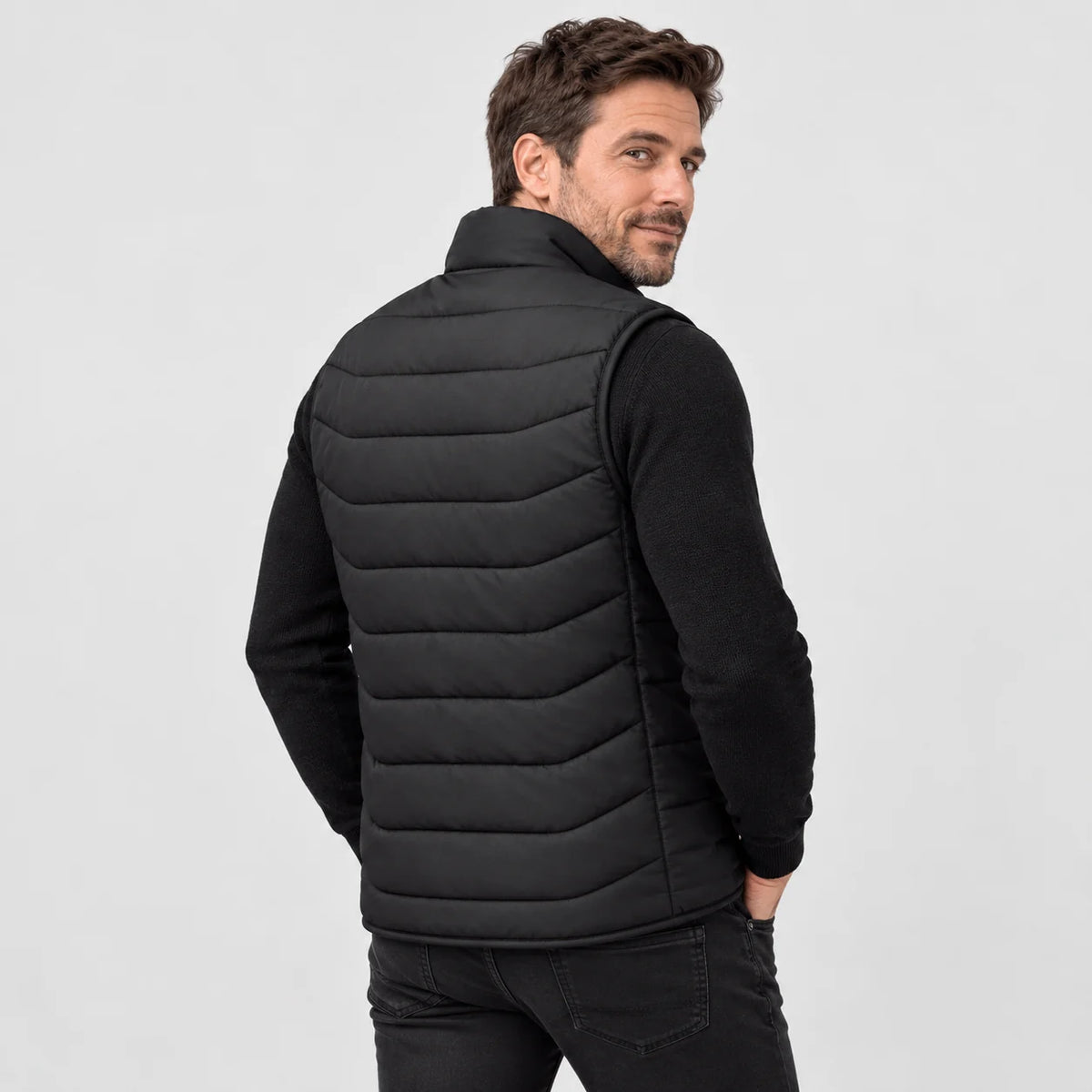 Värmeväst unisex PyreFit Aurina, bakifrån