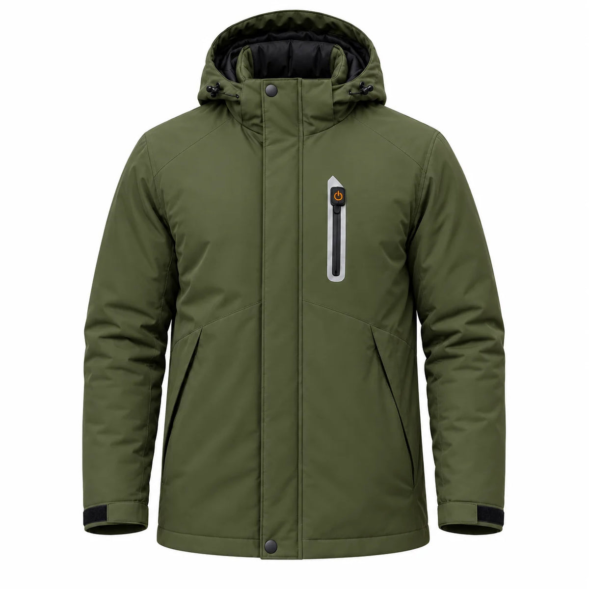Uppvärmd parkas herr PyreFit Calvero, produktbild utan modell