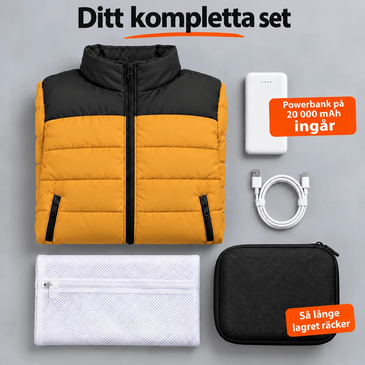 PyreFit Expelia i karamell – komplett set