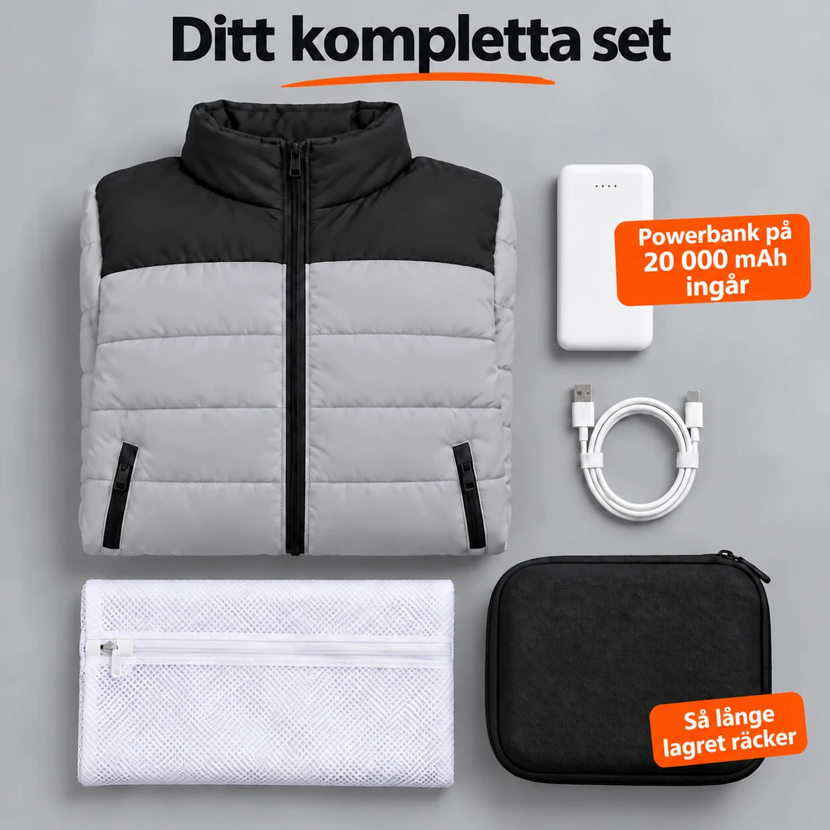 PyreFit Expelia i grått – komplett set