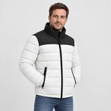 Quiltad värmejacka PyreFit Expelia, på modell, framifrån
