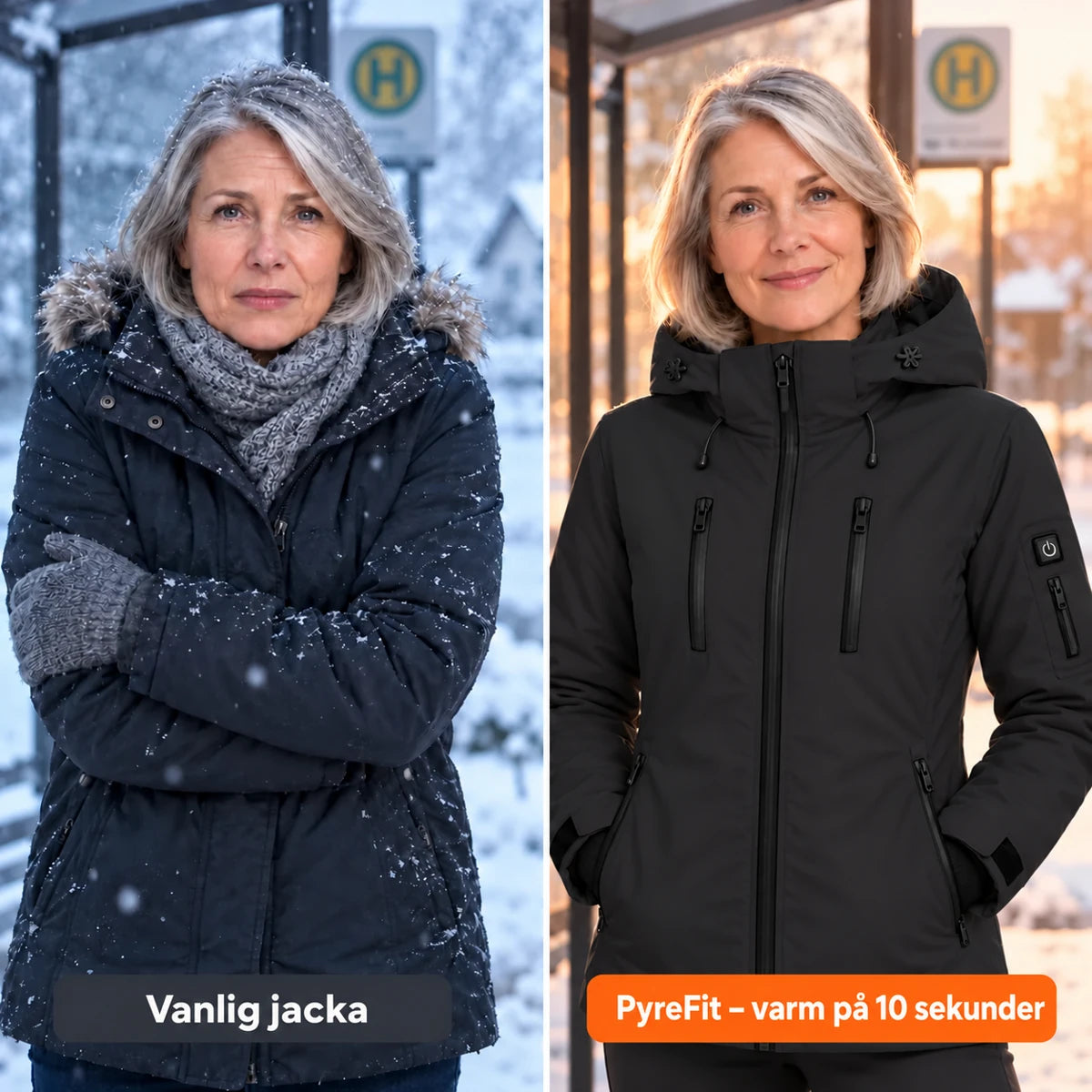 PyreFit Glacio i svart – jämförelse