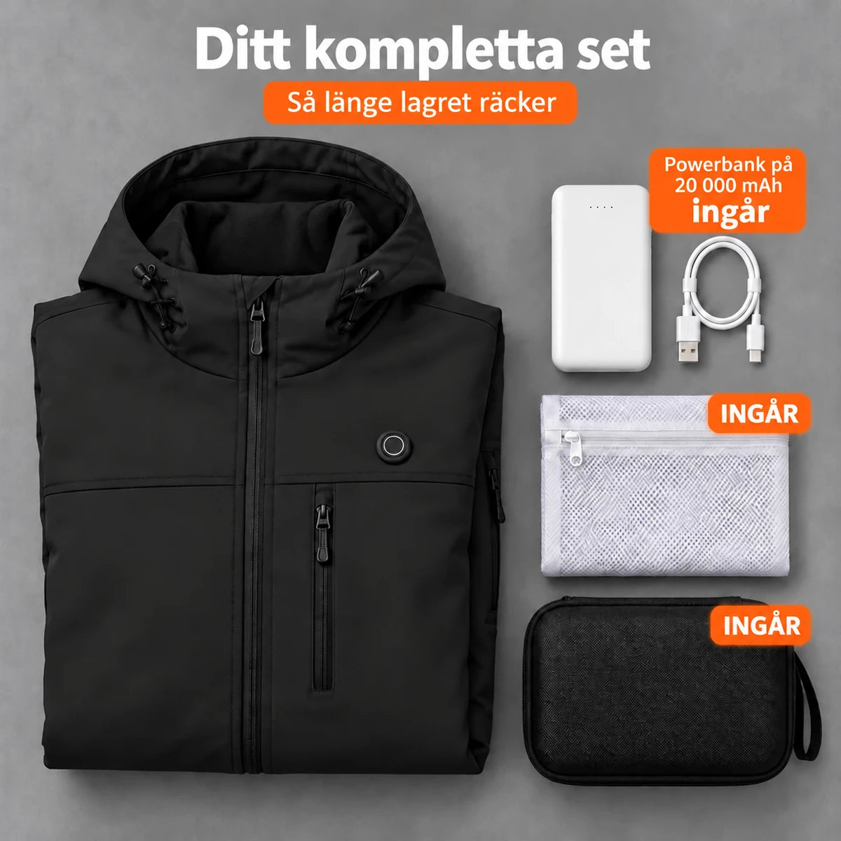 PyreFit Novera i svart – komplett set
