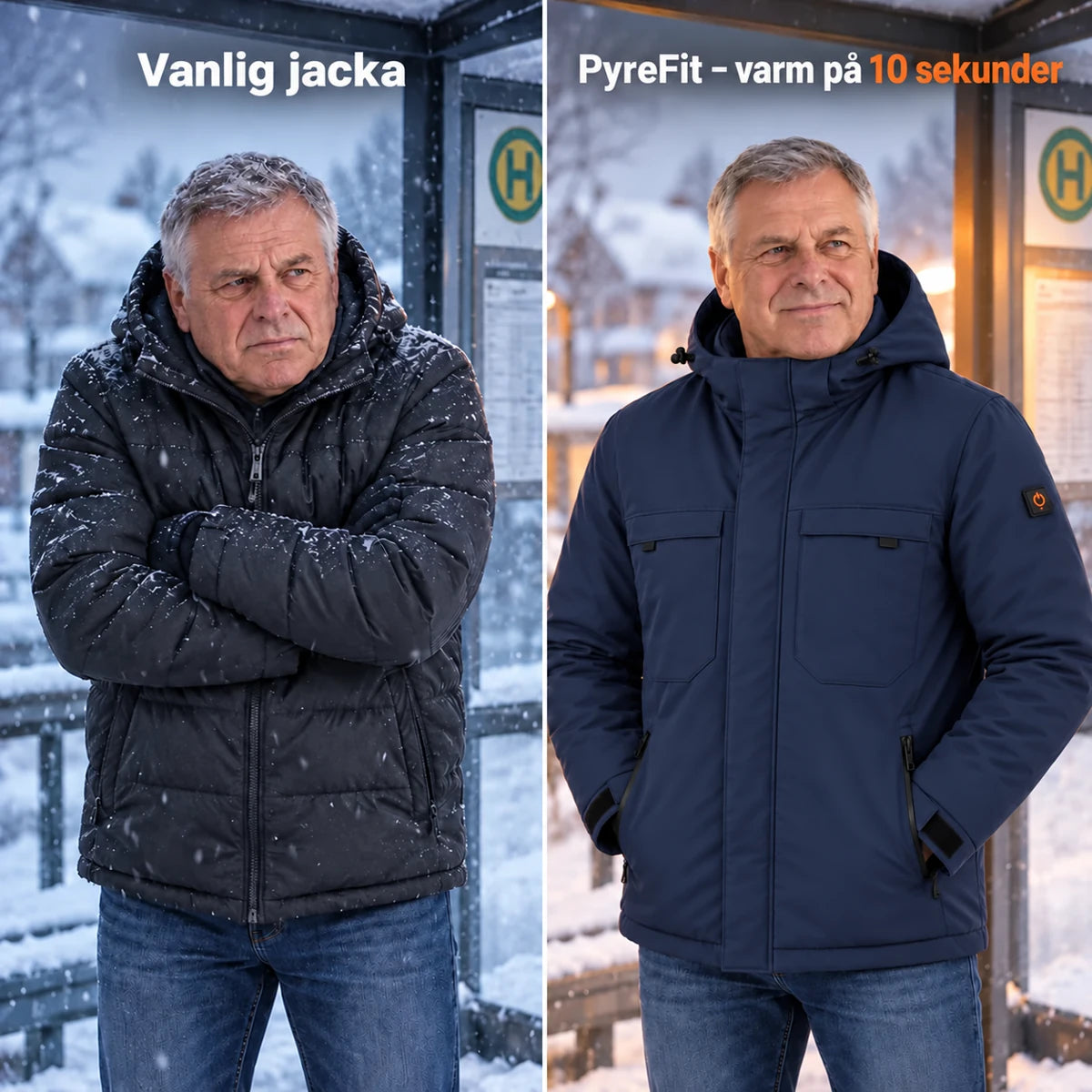 PyreFit Regaro i marinblått – jämförelse