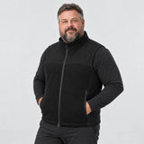 Värmeväst unisex med justerbar vidd PyreFit Tarnor, på modell, framifrån