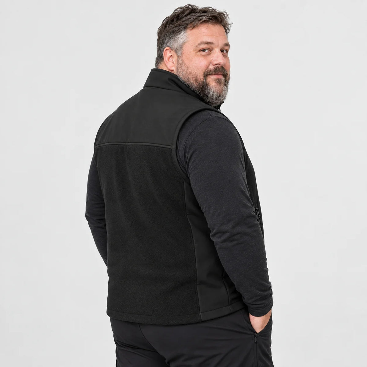 Värmeväst unisex med justerbar vidd PyreFit Tarnor, bakifrån