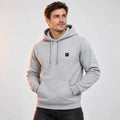 Uppvärmd hoodie PyreFit Velocor, på modell, framifrån