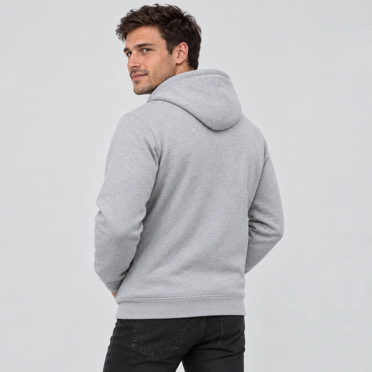 Uppvärmd hoodie PyreFit Velocor, bakifrån
