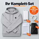Komplett set: Velocor, powerbank 20 000 mAh, laddkabel, tvättpåse och väska