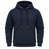 Uppvärmd hoodie herr PyreFit Zippa, produktbild utan modell