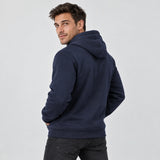 Uppvärmd hoodie herr PyreFit Zippa, bakifrån