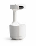 Luftfuktare med droppeffekt och LED-klocka – produktbild 1