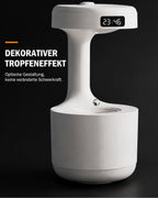 Luftfuktare med droppeffekt och LED-klocka – produktbild 5