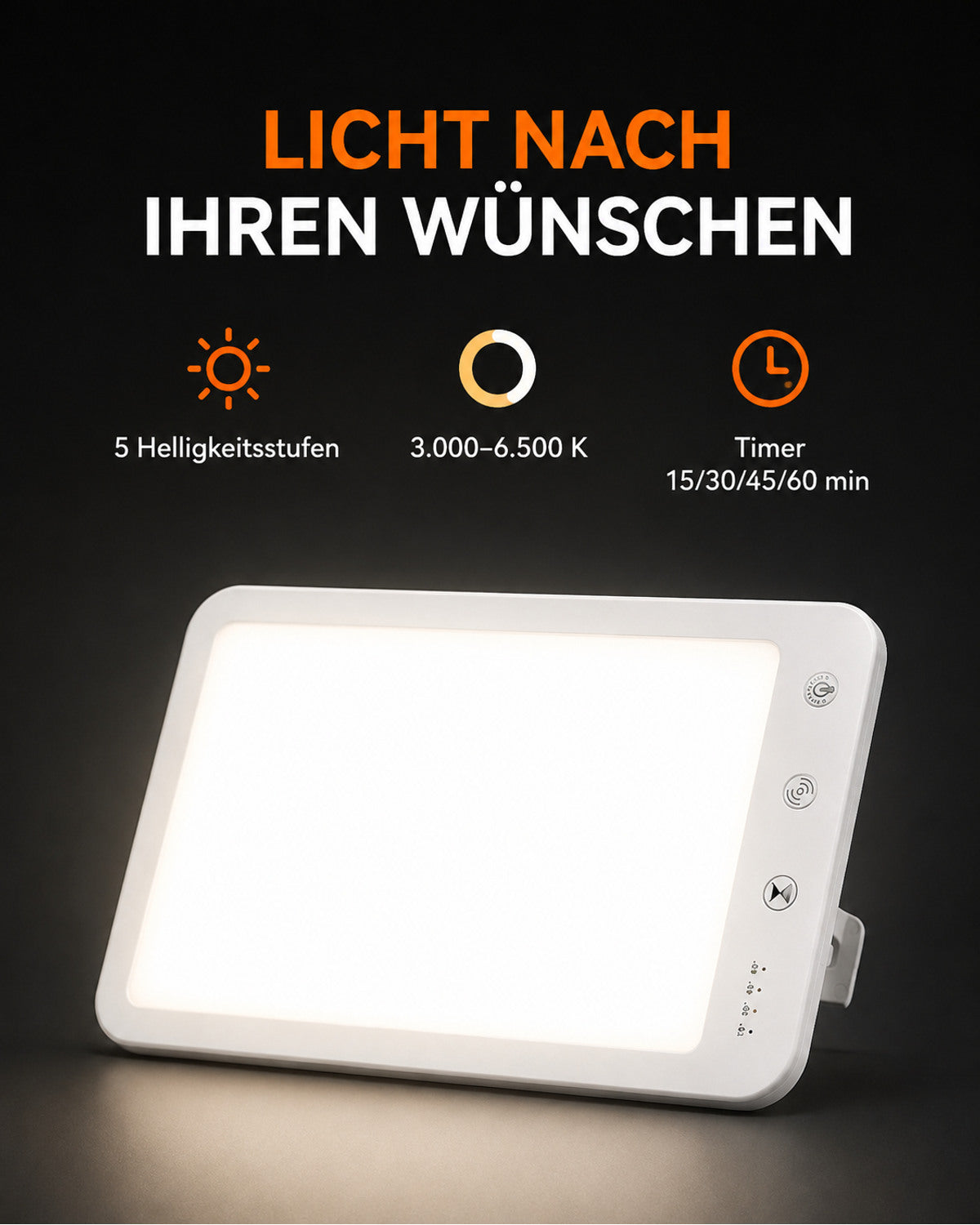 Dagsljuslampa JSK-30 med timer – produktbild 2