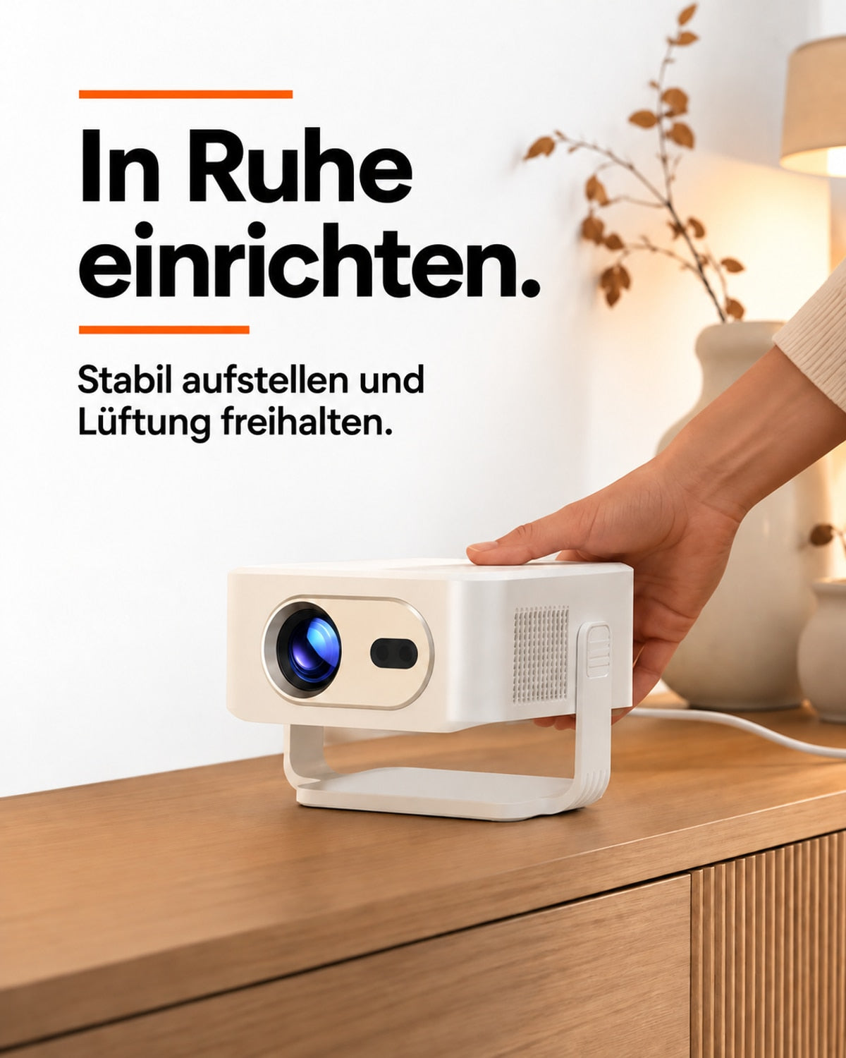 Miniprojektor – installera i lugn och ro.