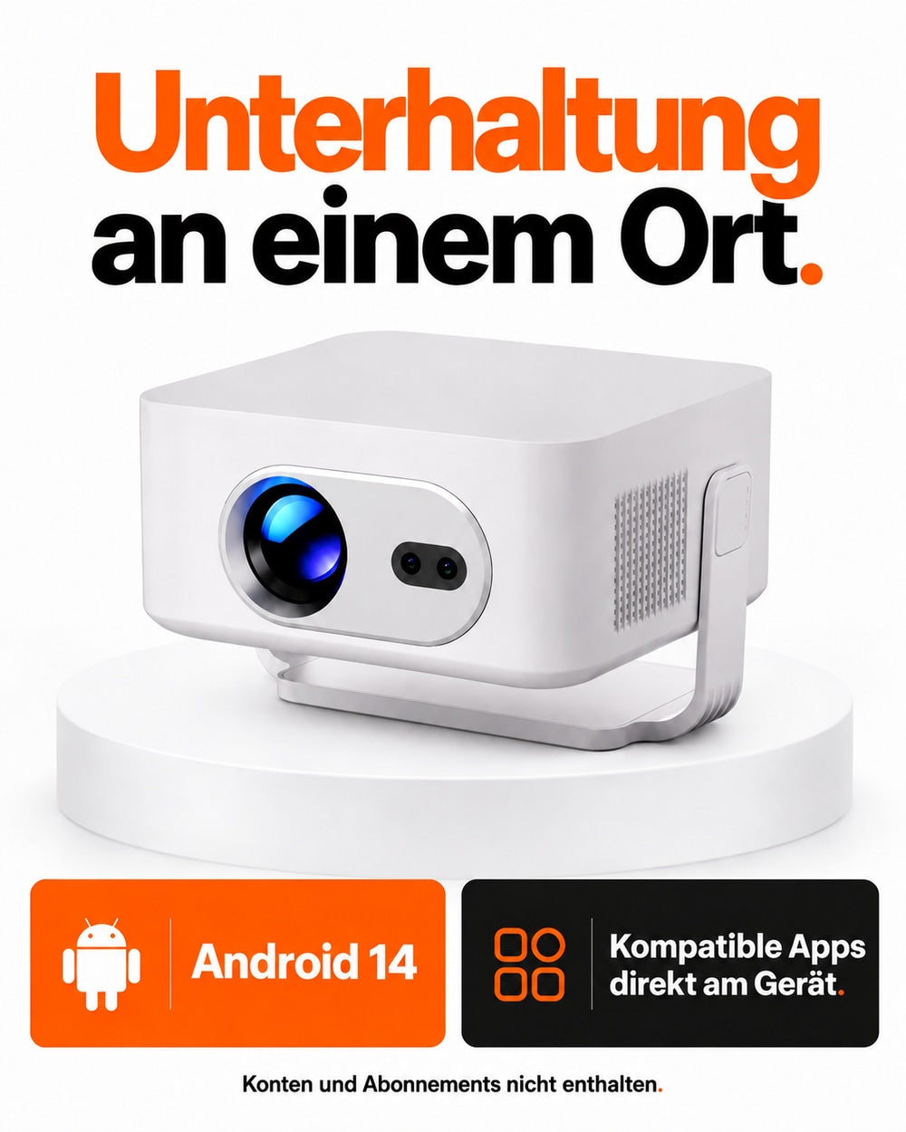 Miniprojektor – Android 14