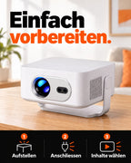 Miniprojektor – installation